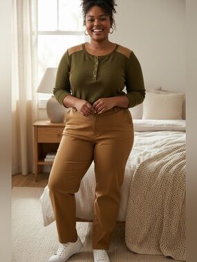 NWT Tommy Hilfiger Waffle Knit Thermal Henley